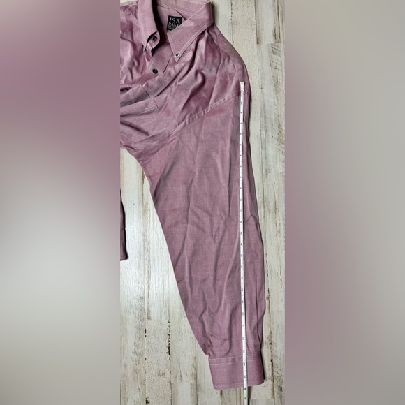 Jos. A Bank Travelers Collection Men's XL Purple Long-Sleeve Button-Up Shirt - Picture 7 of 13